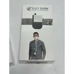 2 New EASY FLOW Personal Air Filtration System Pink / White Sealed Box Fresh‎