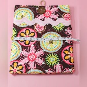 2 Pc. Set One Book Cover And One IPad Sleeve Made From Designer Moda Fabric