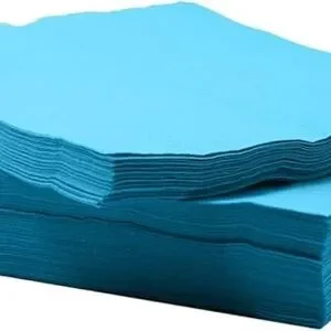 2-Ply Disposable Four Fold Square Color Paper Luncheon Napkins 13 X 13 Unfolded