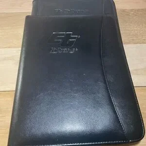 2 portfolios Leed’s -one has zipper