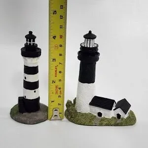 2 Scaasis Originals Pensacola Florida Miniature Lighthouses