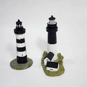 2 Scaasis Originals Pensacola Florida Miniature Lighthouses