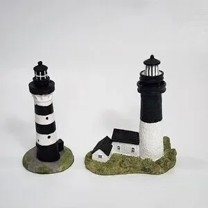 2 Scaasis Originals Pensacola Florida Miniature Lighthouses