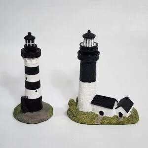 2 Scaasis Originals Pensacola Florida  Miniature Lighthouses