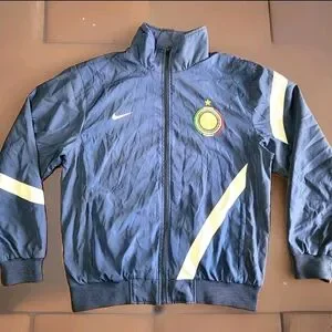 2000–01 Nike Inter Milan Warm-Up Jacket Size M Navy/White Rare Y2K Series A Era