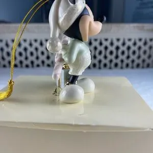 2002 Lenox Classics Disney Mickey's Holiday Surprise Ornament