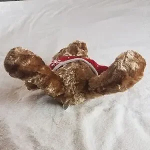 2003 Galerie Christmas Plush Brown Bear