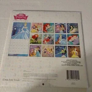 2018 DISNEY PRINCESS -12 MONTH CALENDAR-NEW-SEALED-2018-VINTAGE