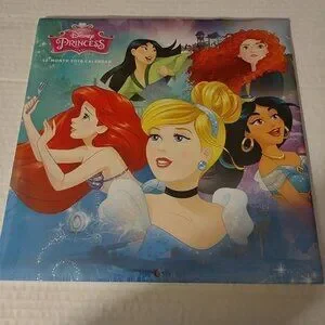 2018 DISNEY PRINCESS -12 MONTH CALENDAR-NEW-SEALED-2018-VINTAGE