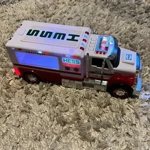 2020 Hess Ambulance Emergency Light Up Toy Truck Only