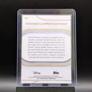2025 Topps Chrome Disney Blue Mini Diamond Sorcerer’s Apprentice Mickey /150