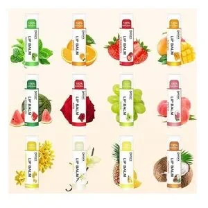 24 Pack Lip Balm Natural Lip Balm Bulk W: Vitamin E &Coconut Oil Moisturizing
