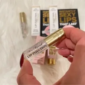 2x Too Faced Lip Injection And Plump & Prime Face Plumping Primer Serum