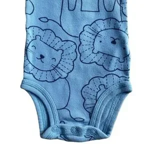 3/$15 Carter’s Just One You Blue And Black Outline Lion Onesie Newborn