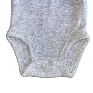 3/$15 Carter’s Simple Joy Basic Gray Onesie Newborn
