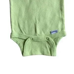 3/$15 Gerber Lime Green Onesie With Red Baseball And Blue Glove Size Newborn