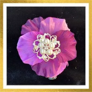 3/$20 Handmade FLOWER Floral HAIR CLIP Barrette