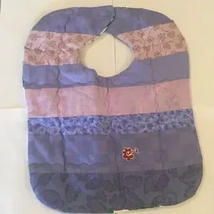 3/$25 or $12 Ea.  NWT Handmade Quilted Reversible Baby Bib