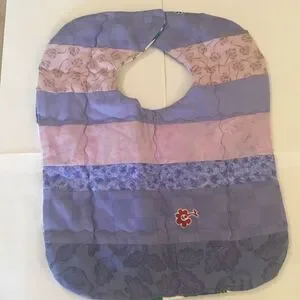 3/$25 or $12 ea.  NWT Handmade Quilted Reversible Baby Bib