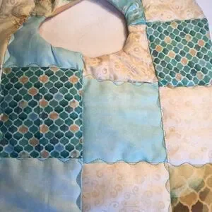 3/$25 or $12 Ea. NWT Handmade Reversible Quilted Baby Bib