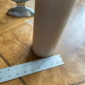 3.5” X 6” Tall Cream Pillar Candle