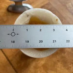 3.5” X 6” Tall Cream Pillar Candle