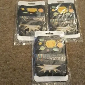 3 pack(9  mask)bundle cloth masks unisex kid Stephen Joseph  nwt