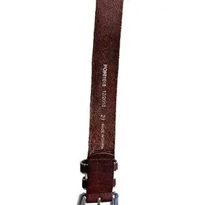 3D Embossed Silver / Leather Belt girls belt