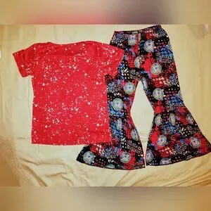 3T Childs Outfit Coast Guard Bell Bottoms & Top