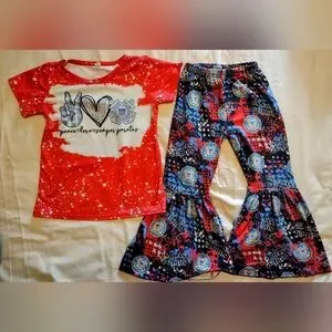 3T Childs Outfit Coast Guard Bell Bottoms & Top