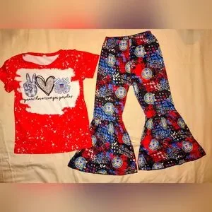3T Childs Outfit Coast Guard Bell Bottoms & Top