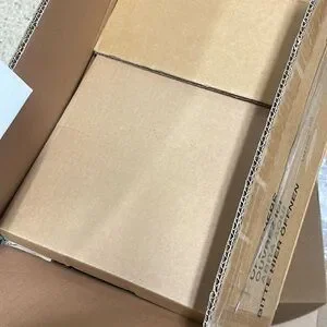 4 Mikasa White Storage Box With Gold Logo For 5 Piece Place Setting