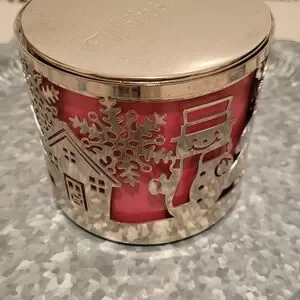 ⭐️40% Off⭐️ Bath & Body Works - White Barn Holiday Silver Candle Sleeve Bundle