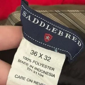 5/$10 MUST BUNDLE Saddlebred Men's Olive Brown Chinos