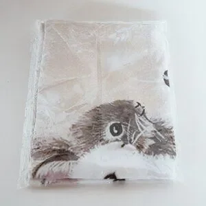 "5/$35” Rabbit Pillow Case / 17 3/4" X 17 3/4"