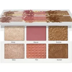 6 Pan Highlighter Blush & Bronzer Palette