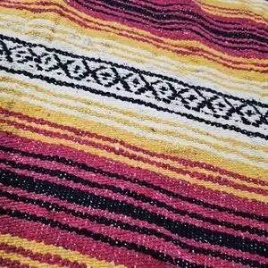 60x40 Traditional Mexican Serape Falsa Blanket