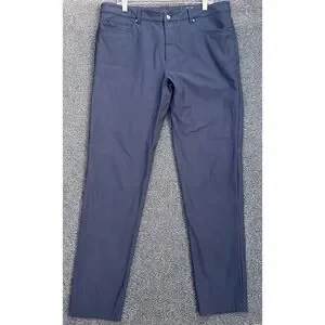 7 Diamonds Pants Mens 36 x 34 Infinity 7 Pocket Performance Tech Chino Golf Blue