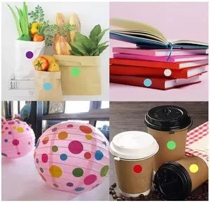 700 Pcs Dot Stickers 3/4 Inch Color Coding Labels