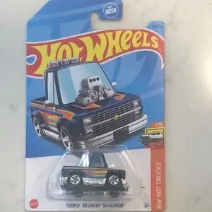 '83 Chevy Silverado Toy Truck - Black and Silver