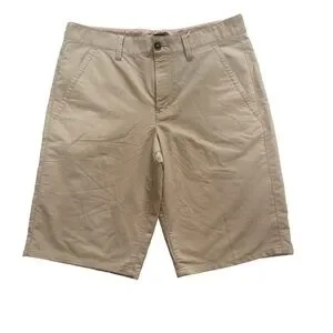 900 By Tony Hawk Men's Size 31 Tan Flat Front Skateboard Board Shorts Pockets