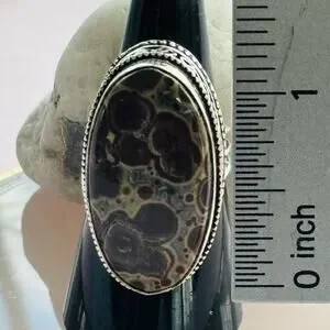 925 Sterling Asteroid Ring Size 8