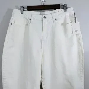 A New Day Ivory Denim Jeans High Rise Bootcut Target Womens Size 14 Regular NWT