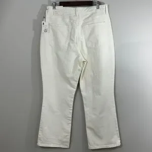 A New Day Ivory Denim Jeans High Rise Bootcut Target Womens Size 14 Regular NWT