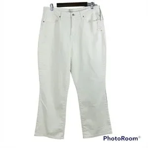 A New Day Ivory Denim Jeans High Rise Bootcut Target Womens Size 14 Regular NWT