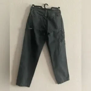 Abercrombie & Fitch A&F Black Authentic Rigid Denim Loose Jeans 29W X 30L