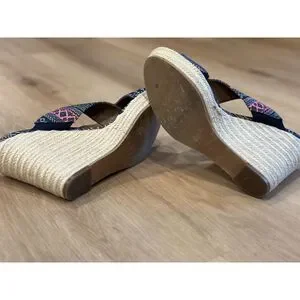 Abound Women's Espadrille Wedge Tribal Sandals‎ Size 12M