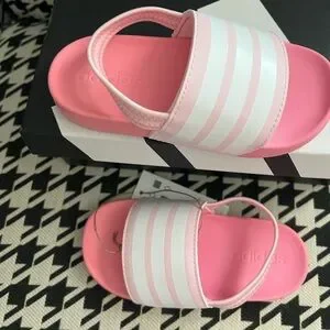 Adidas Adilette Estrap Toddler Swimming Slides- Size 9K