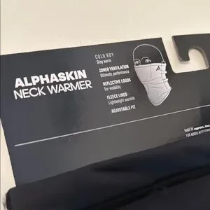 Adidas Alphaskin Black Neck Warmer Cold Rdy NWT
