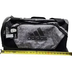 Adidas Black And Gray Men's Duffel Bag